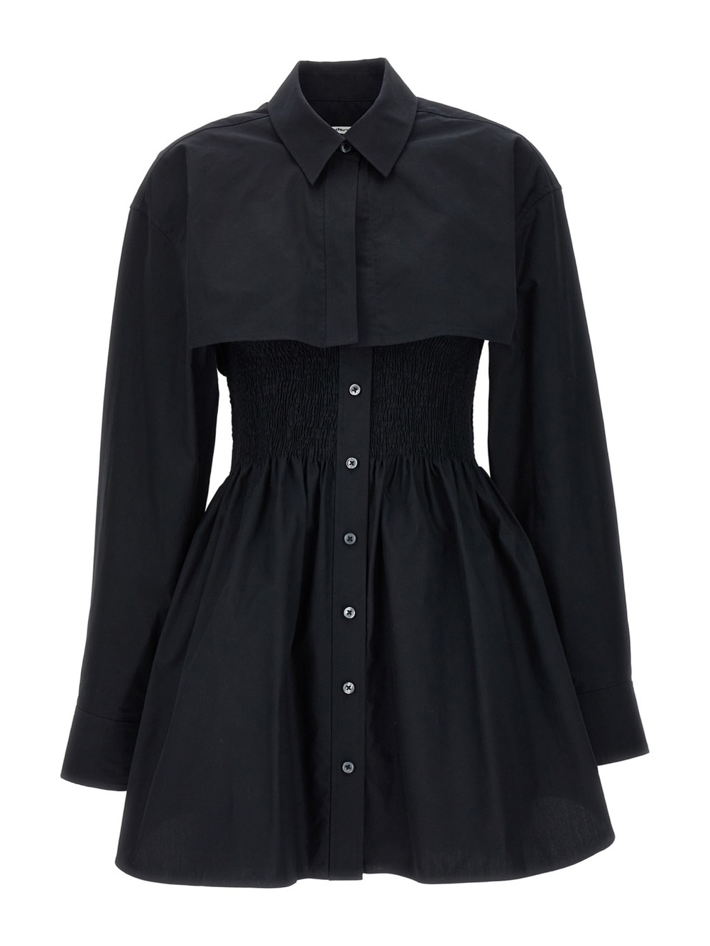 T by Alexander Wang Black Two Piece Mini Dress 100% Cotton